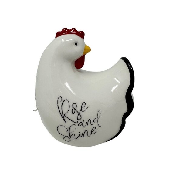 Other - Farmhouse Rooster Scrubbie Pad Holder Ceramic Chicken Farmhouse Rustic Country